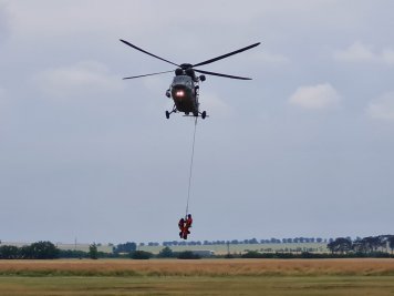 Vrtulník W-3A Sokol z 24. základny dopravního letectva Kbely