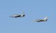 Letouny L-39NG (AERO Vodochody AEROSPACE, tr. č. 0475, pilot Vladimír Továrek) a L-39C (LOM PRAHA s.p., tr. č. 0113, pilot Kamil Kopáč) při společné letové ukázce